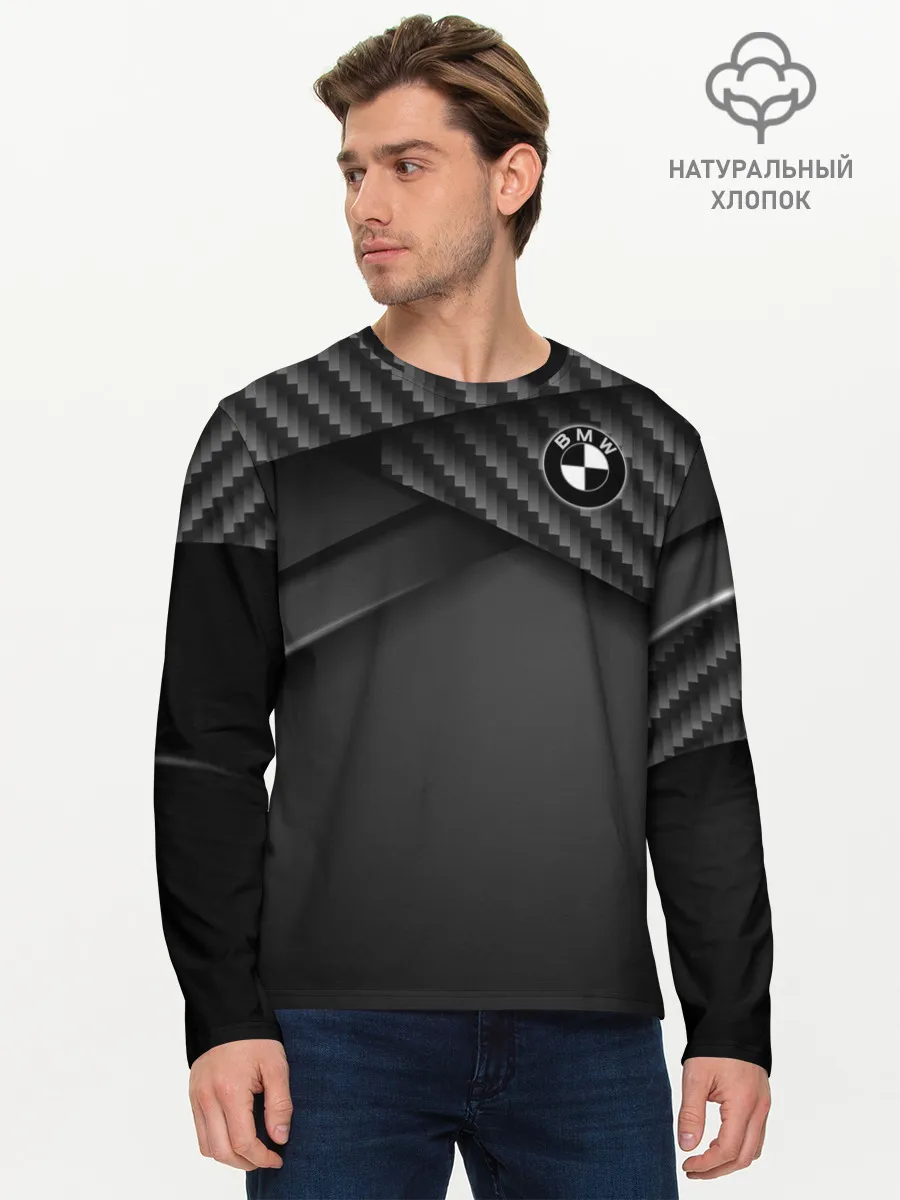Мужской лонгслив базовый / BMW