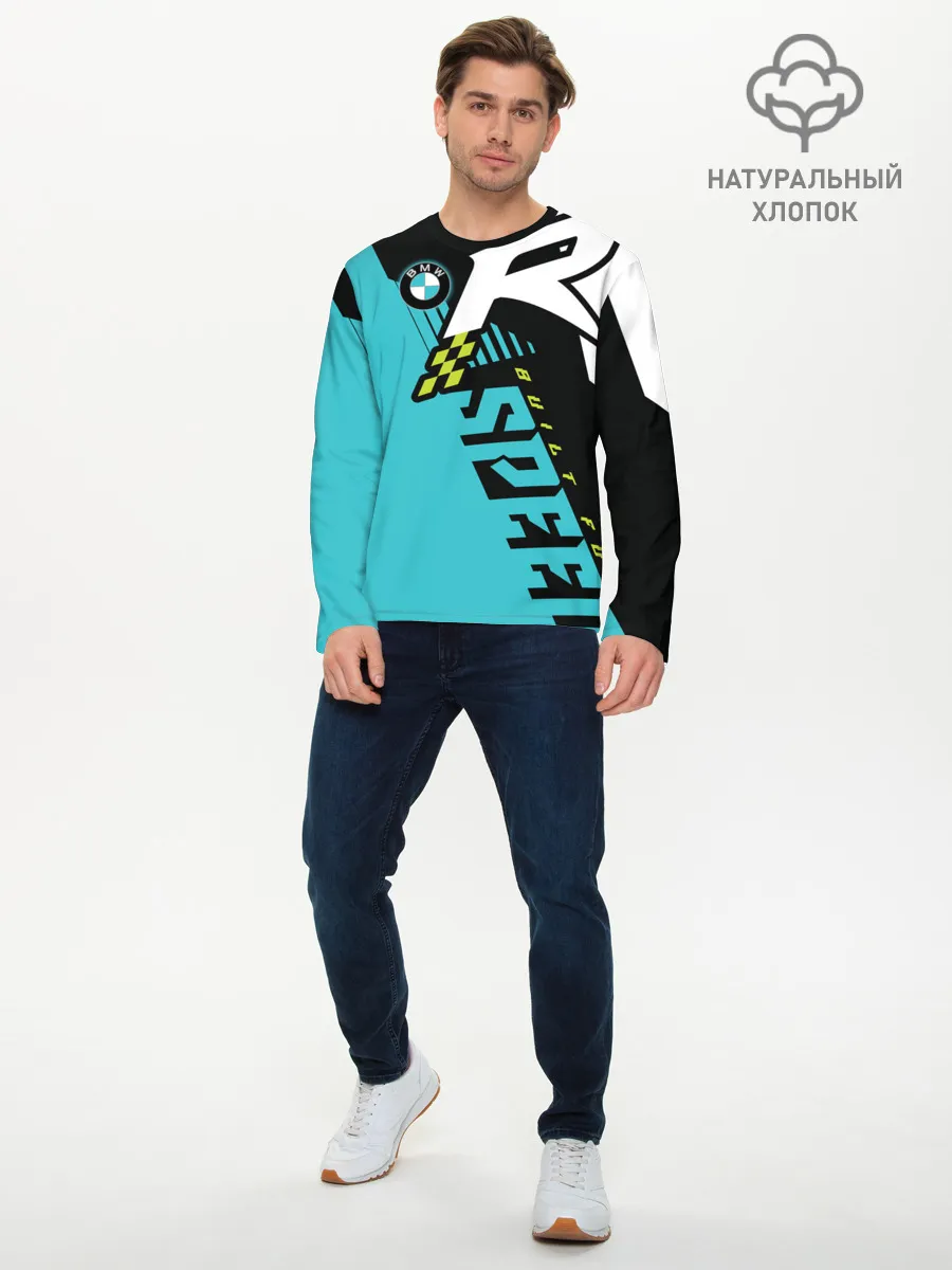 Мужской лонгслив базовый / BMW