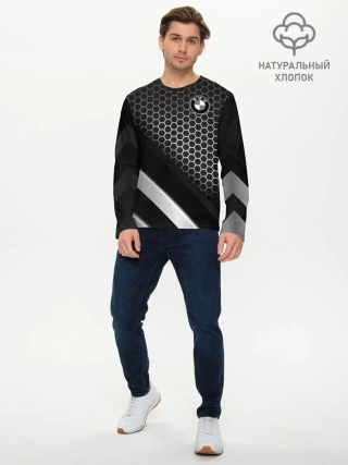 Мужской лонгслив базовый / BMW