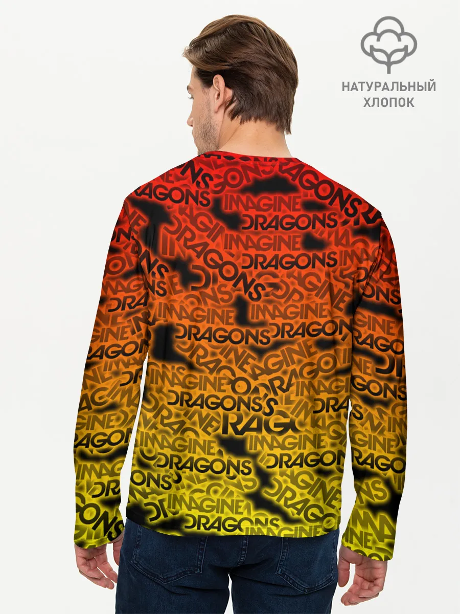 Мужской лонгслив базовый / Imagine Dragons