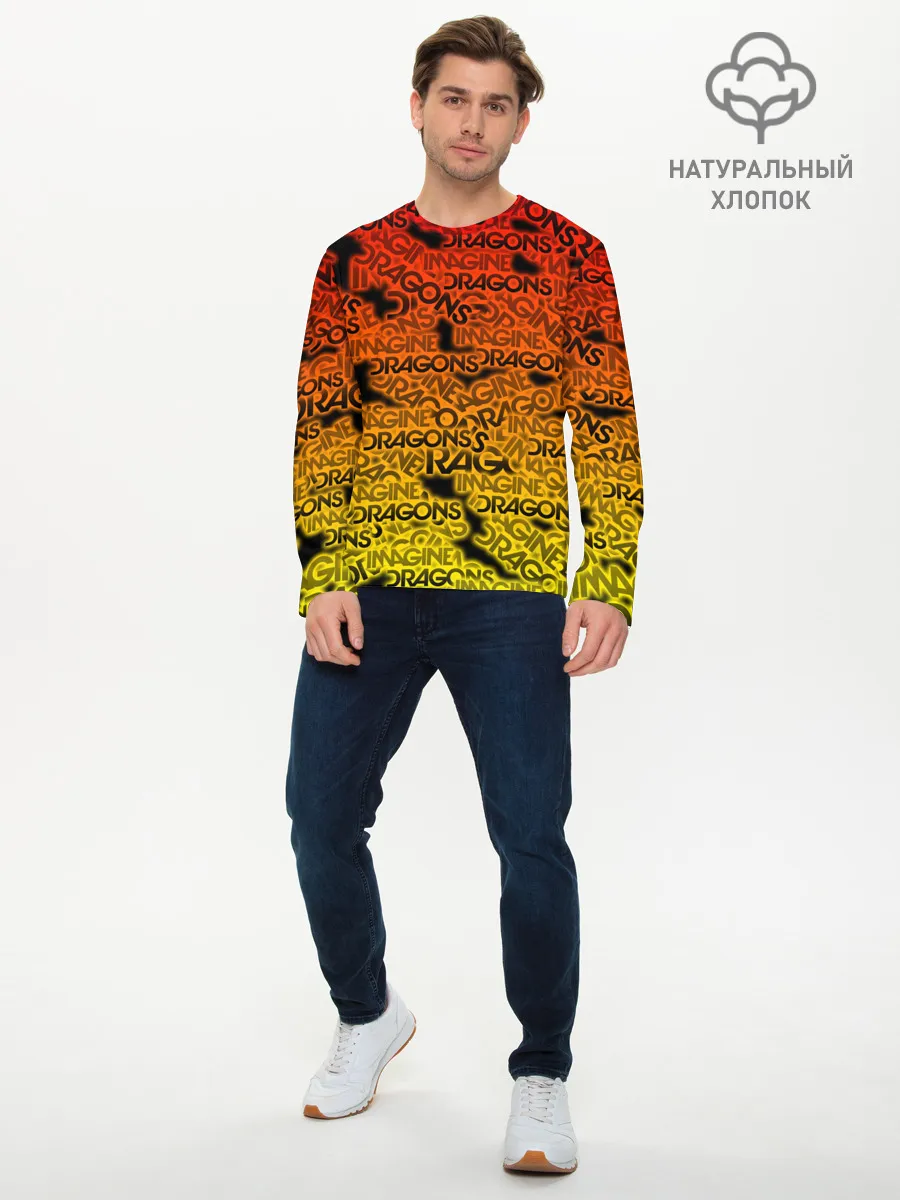 Мужской лонгслив базовый / Imagine Dragons
