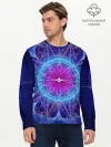 Мужской лонгслив базовый / Mandala 2