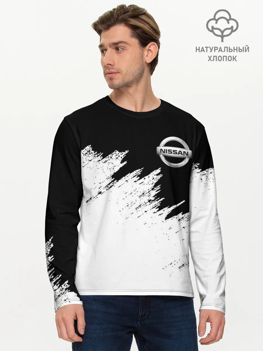 Мужской лонгслив базовый / NISSAN | НИССАН