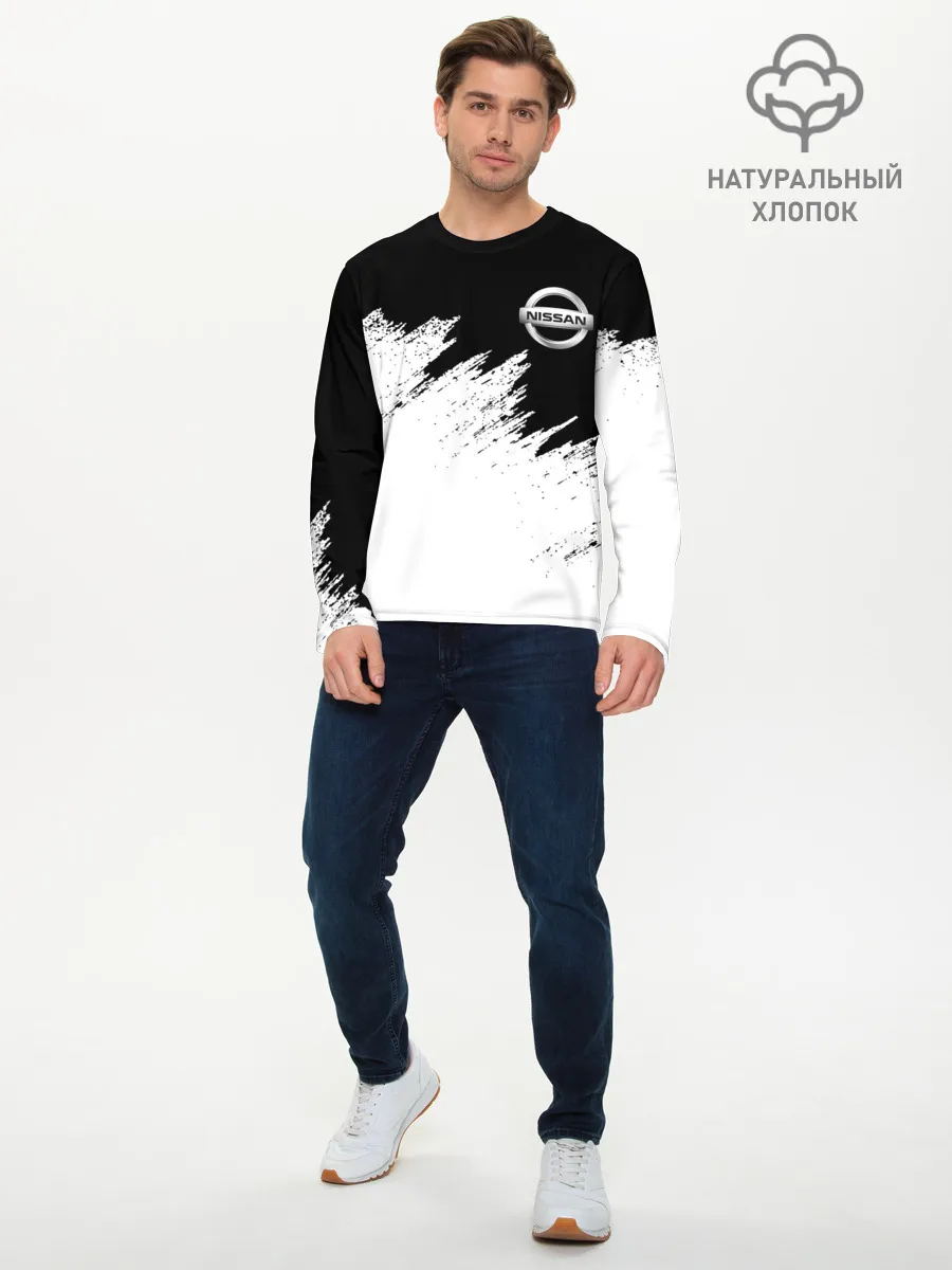 Мужской лонгслив базовый / NISSAN | НИССАН