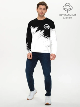 Мужской лонгслив базовый / NISSAN | НИССАН
