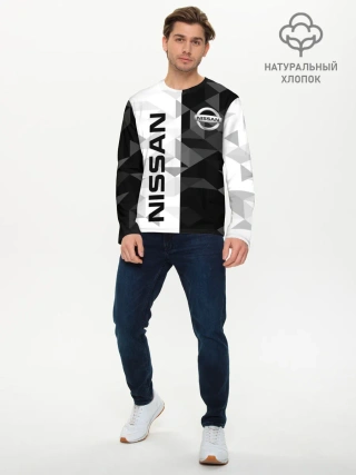 Мужской лонгслив базовый / NISSAN | НИССАН