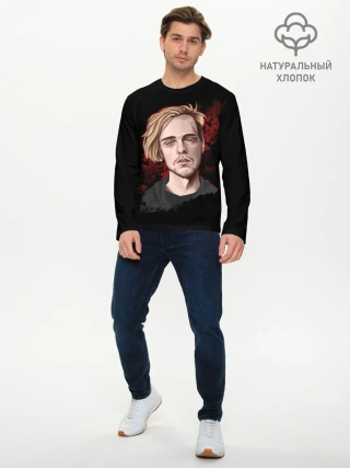 Мужской лонгслив базовый / Pyrokinesis