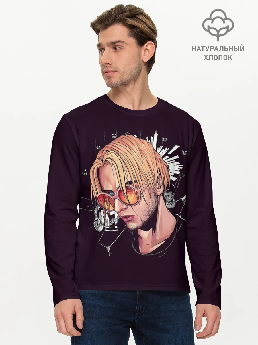 Мужской лонгслив базовый / Pyrokinesis