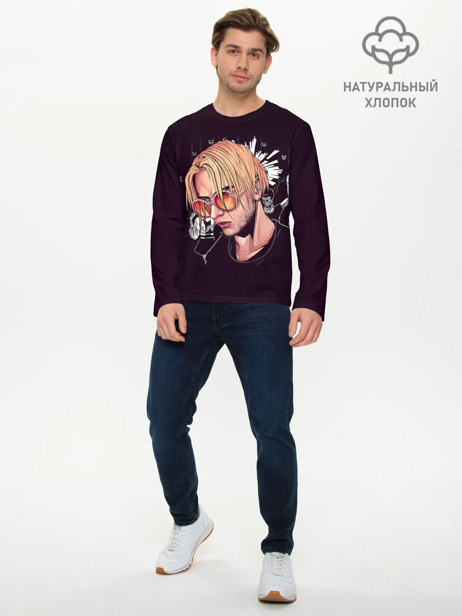 Мужской лонгслив базовый / Pyrokinesis