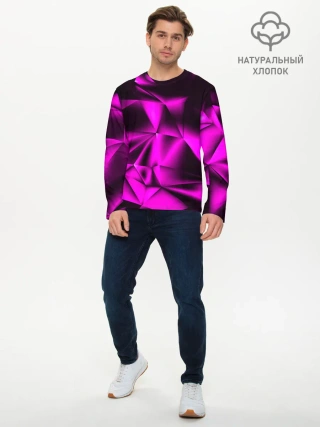 Мужской лонгслив базовый / НЕОНОВАЯ ТЕКСТУРА