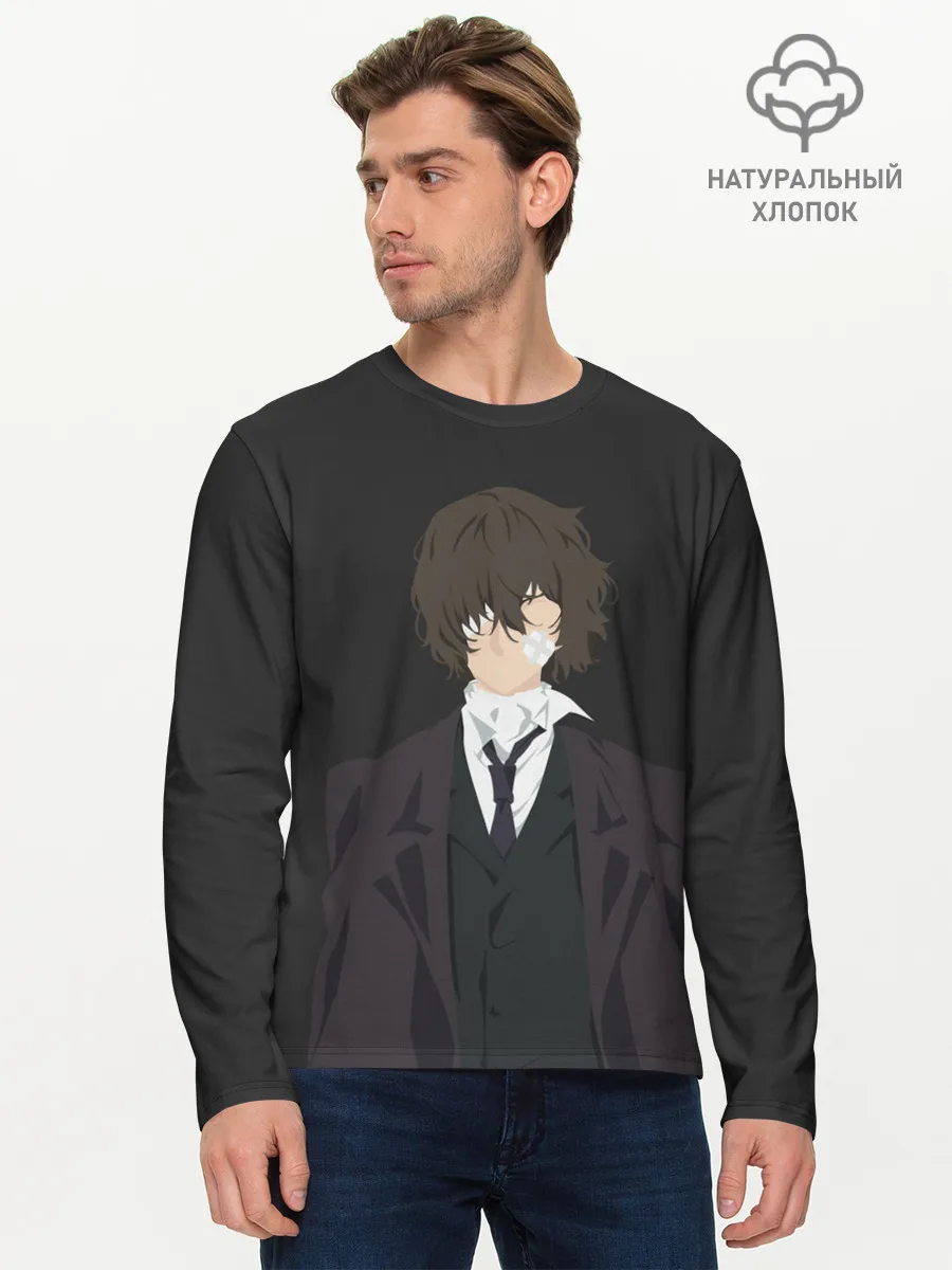 Мужской лонгслив базовый / Osamu Dazai