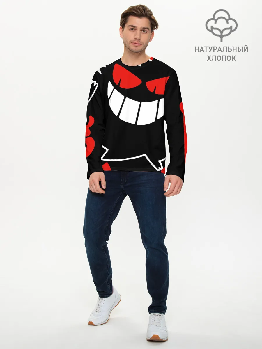 Мужской лонгслив базовый / Pokemon Gengar Генгар