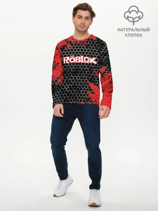 Мужской лонгслив базовый / ROBLOX