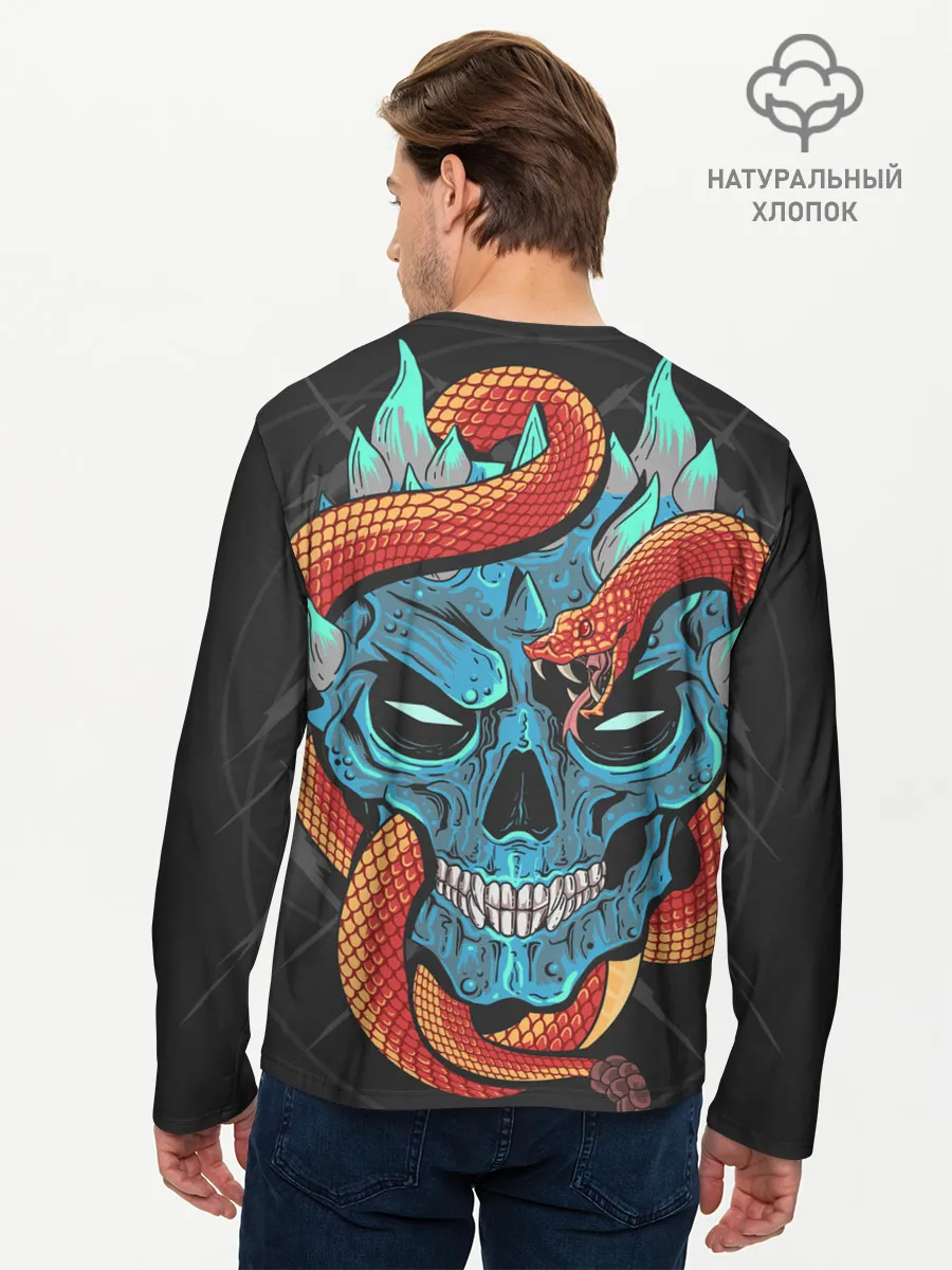 Мужской лонгслив базовый / Iron Maiden