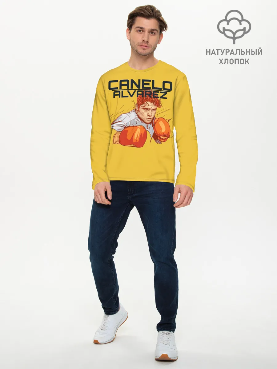 Мужской лонгслив базовый / Canelo Alvarez