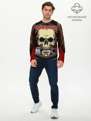 Мужской лонгслив базовый / Iron Maiden