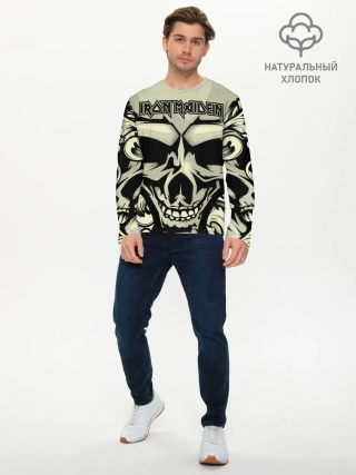 Мужской лонгслив базовый / Iron Maiden