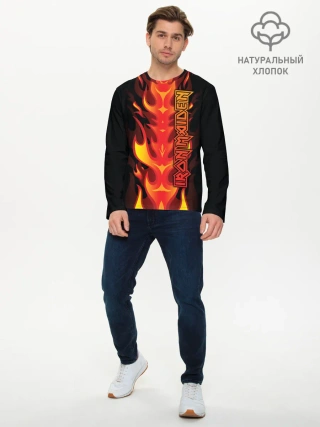 Мужской лонгслив базовый / Iron Maiden