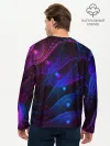 Мужской лонгслив базовый / NEON FRACTAL