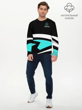 Мужской лонгслив базовый / Mercedes-AMG