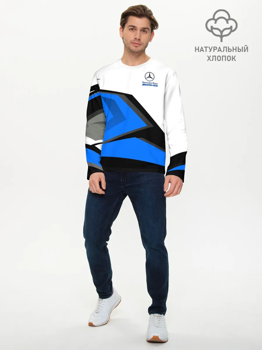 Мужской лонгслив базовый / Mercedes-AMG