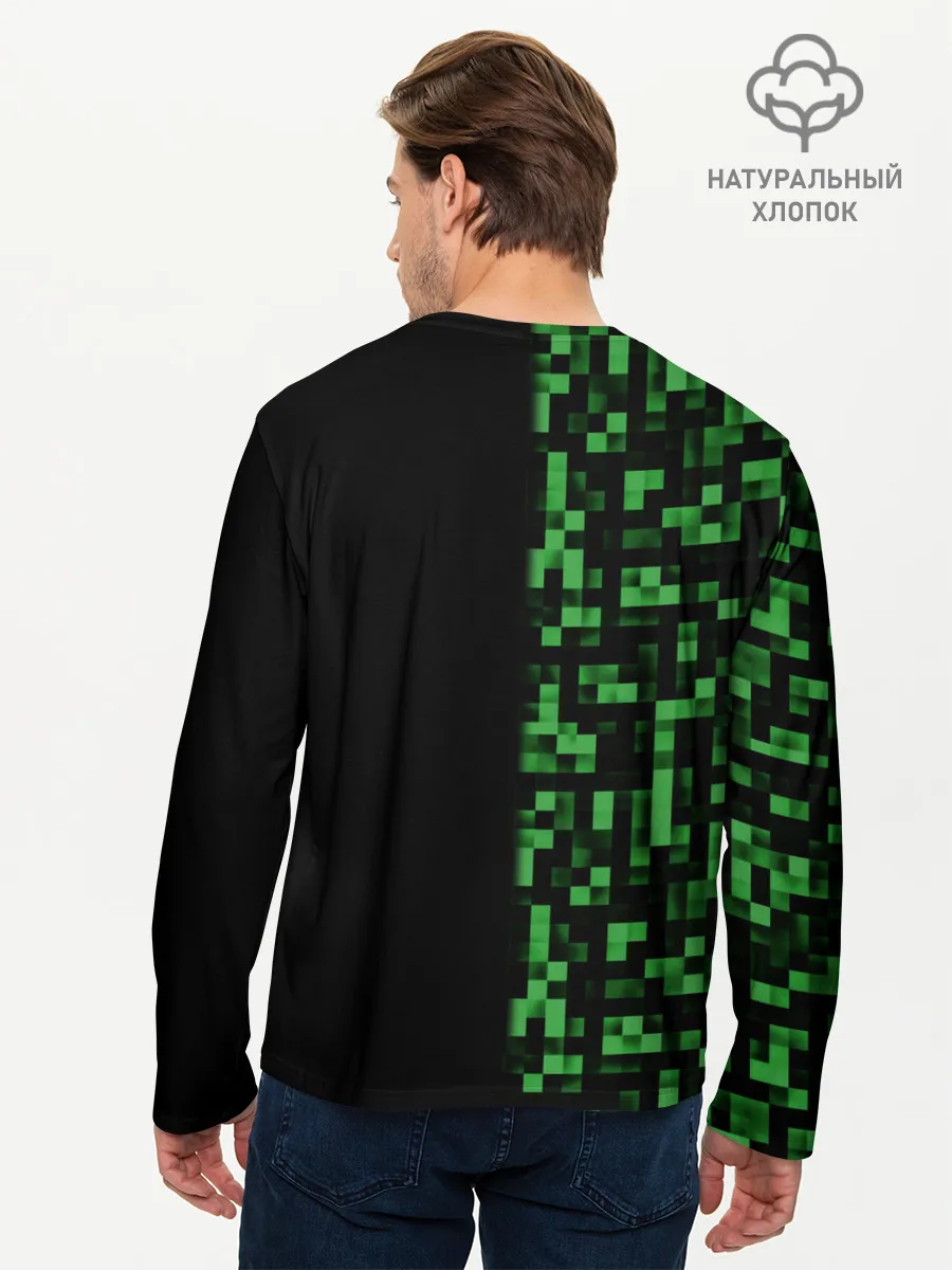 Мужской лонгслив базовый / MINECRAFT