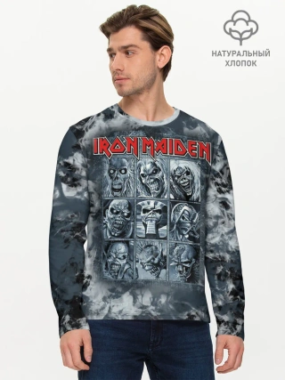 Мужской лонгслив базовый / Iron Maiden