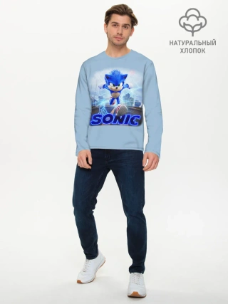 Мужской лонгслив базовый / SONIC