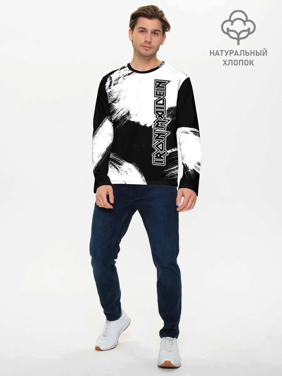 Мужской лонгслив базовый / Iron Maiden