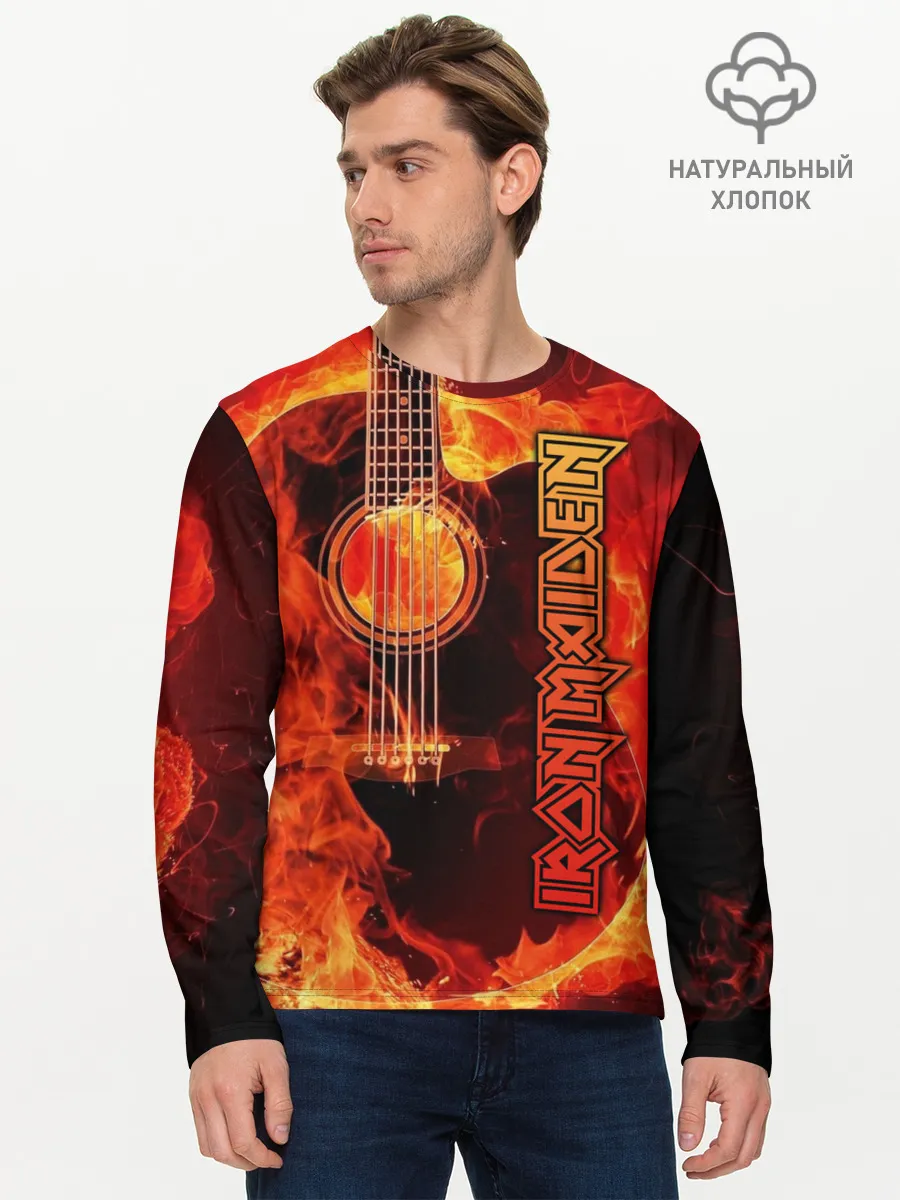 Мужской лонгслив базовый / Iron Maiden