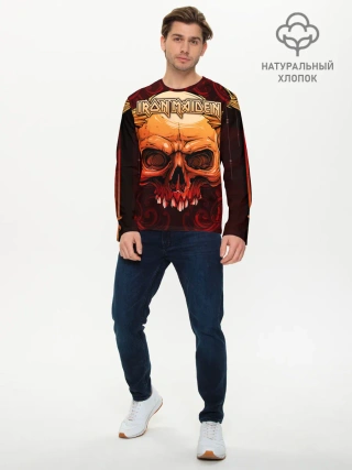 Мужской лонгслив базовый / Iron Maiden