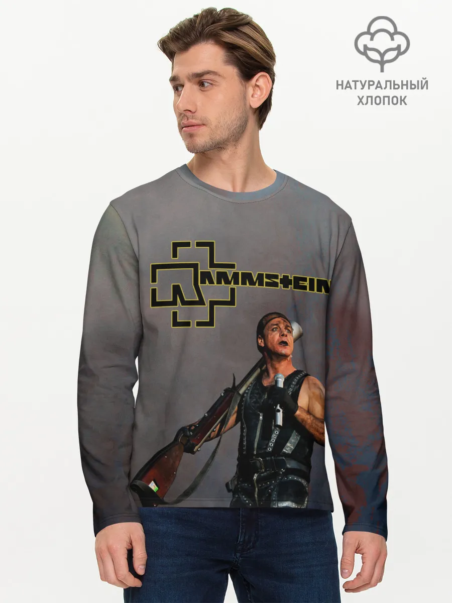 Мужской лонгслив базовый / RAMMSTEIN