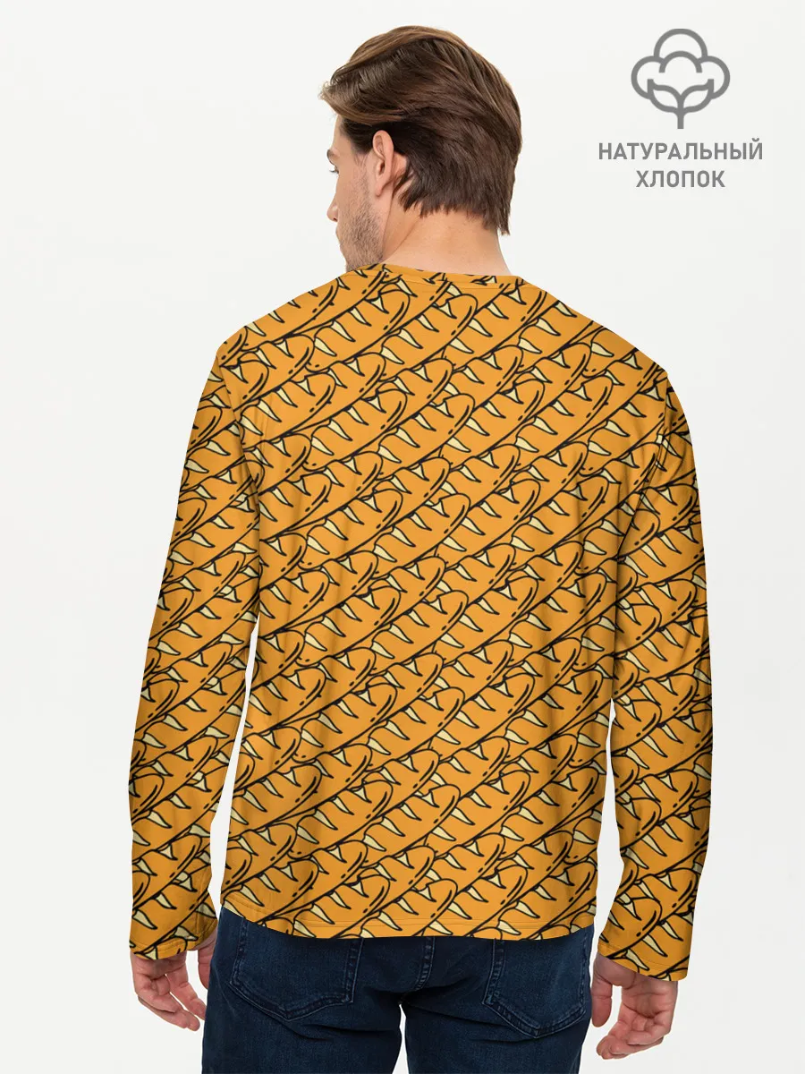 Мужской лонгслив базовый / Хлебушек