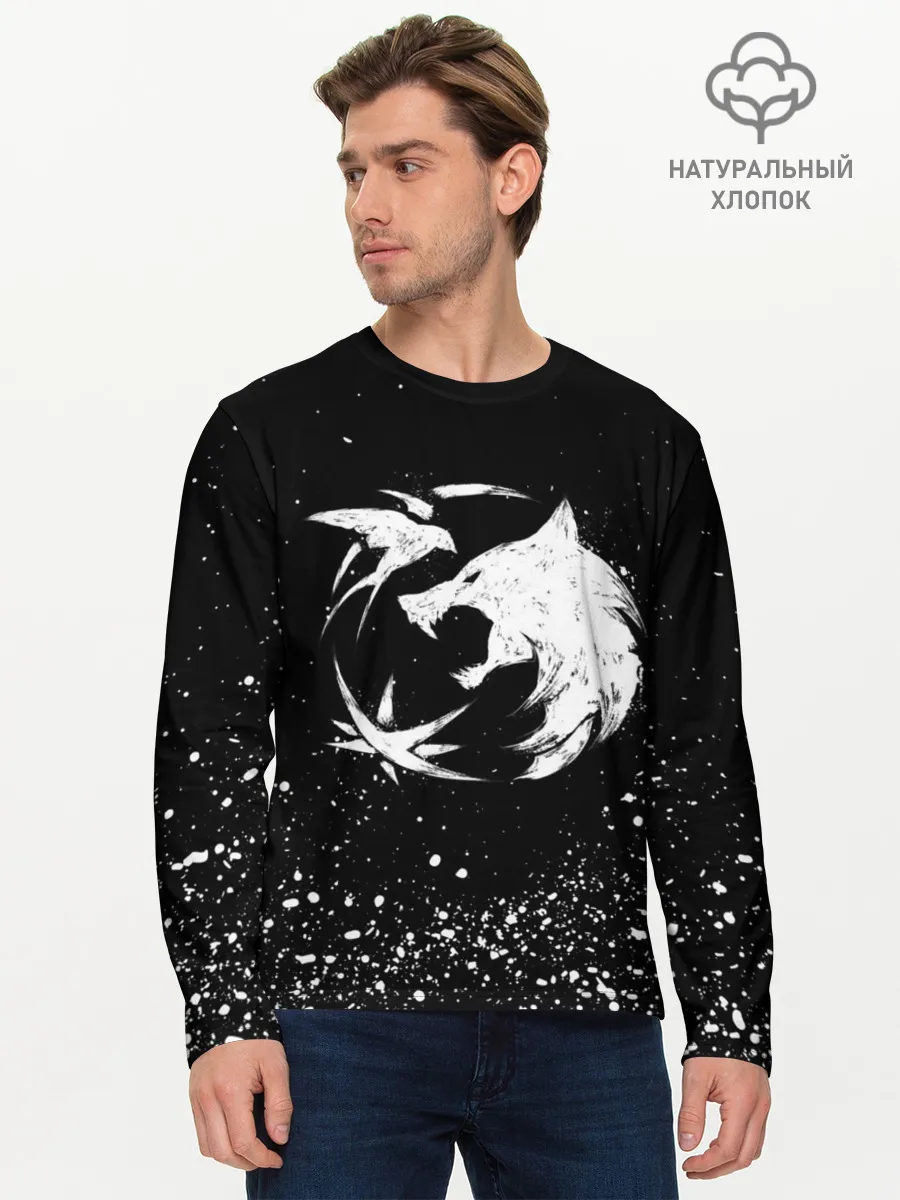 Мужской лонгслив базовый / ВЕДЬМАК