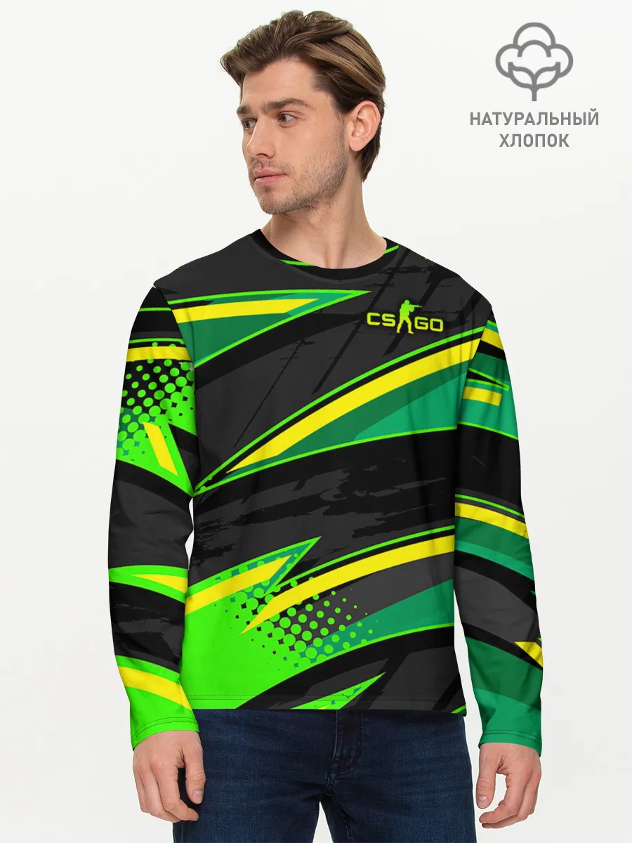 Мужской лонгслив базовый / Counter-Strike