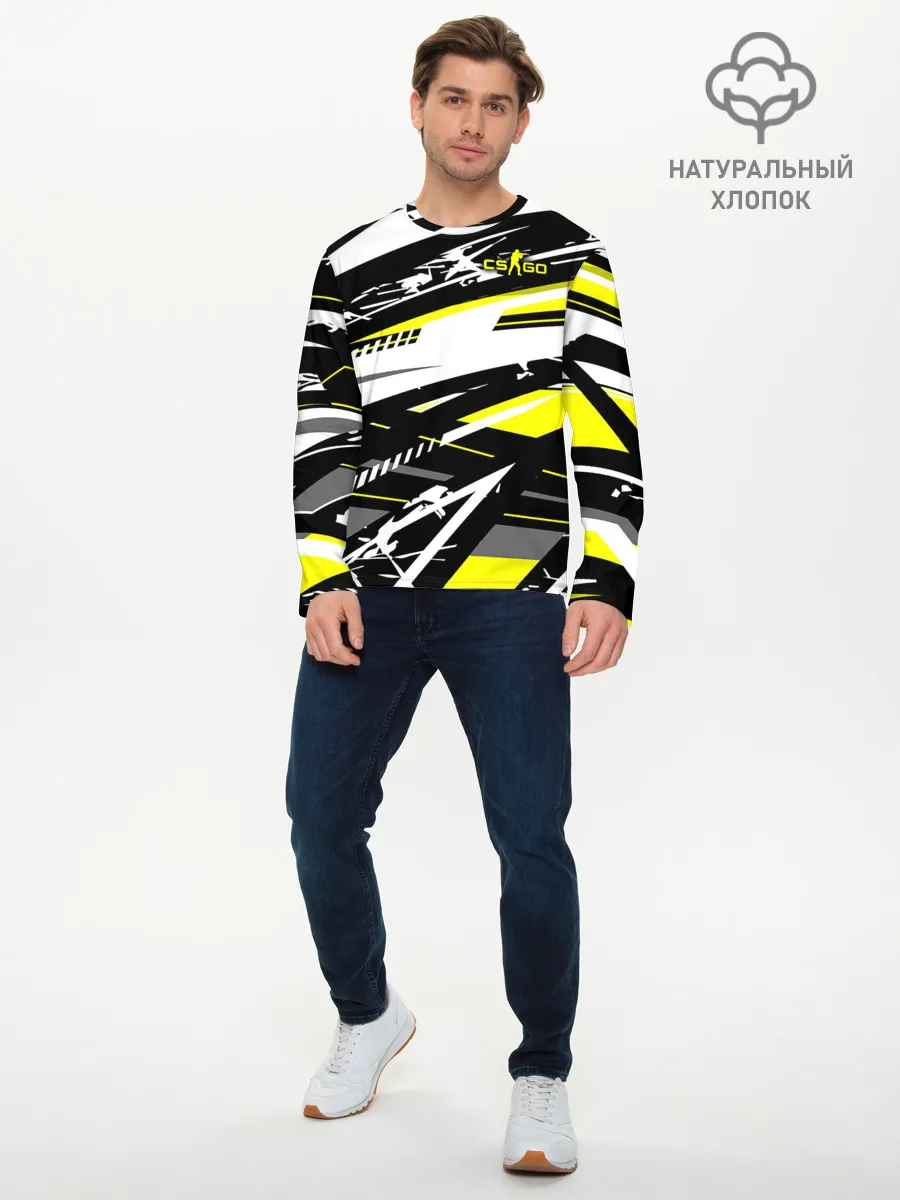 Мужской лонгслив базовый / Counter-Strike