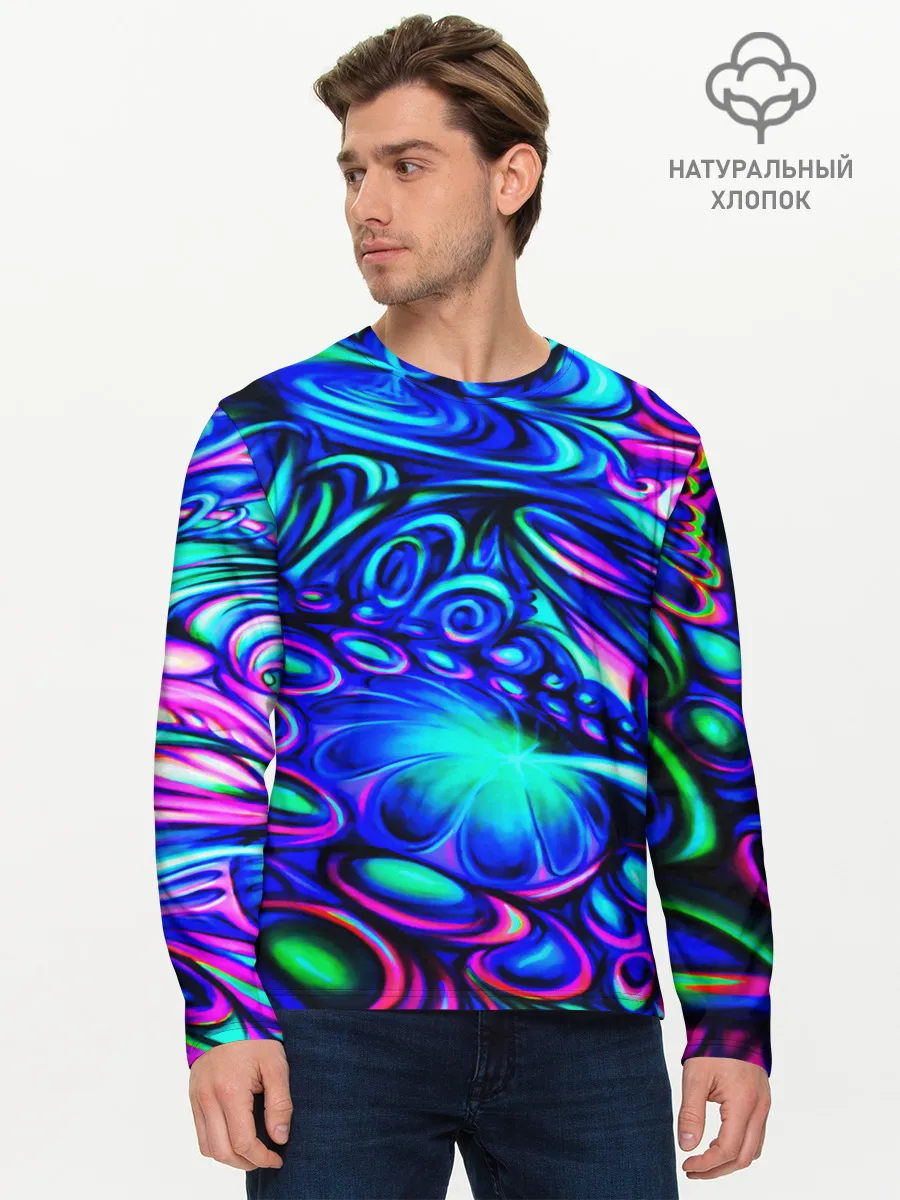 Мужской лонгслив базовый / PSY NEON