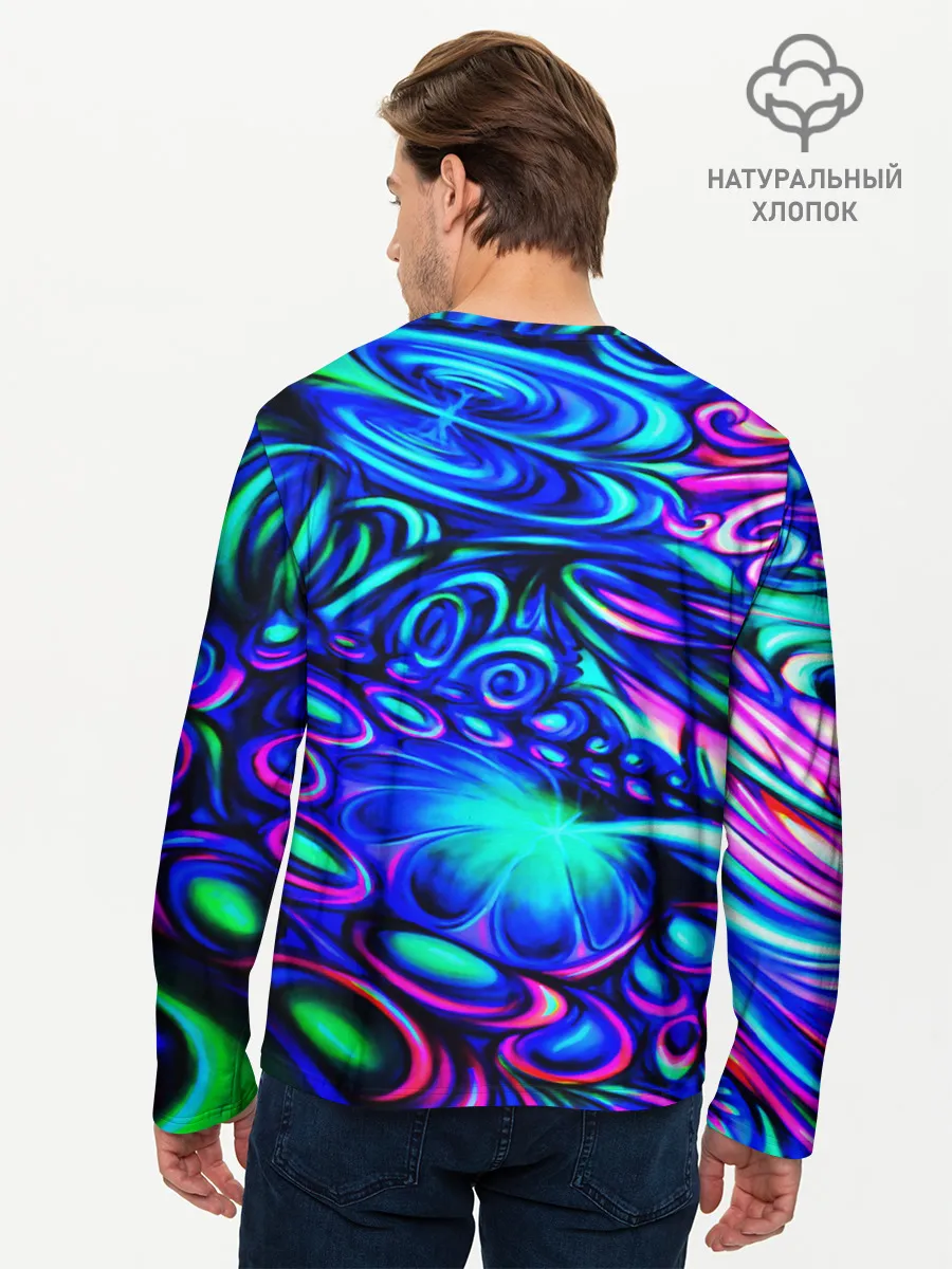 Мужской лонгслив базовый / PSY NEON