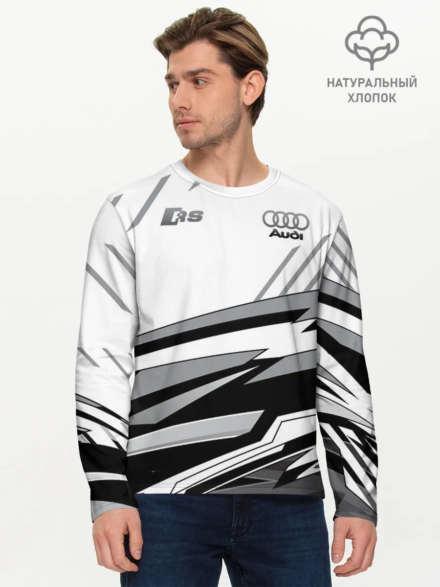 Мужской лонгслив базовый / Audi RS