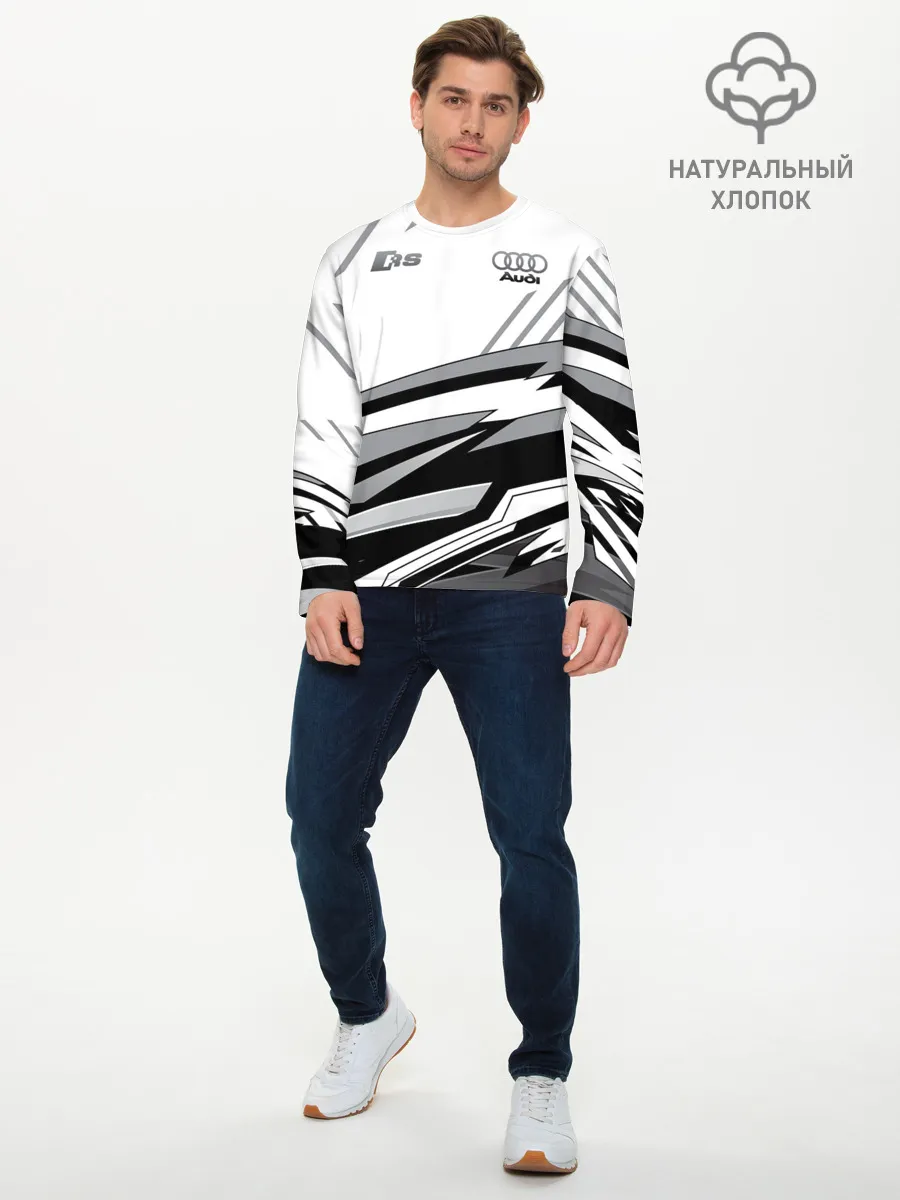 Мужской лонгслив базовый / Audi RS