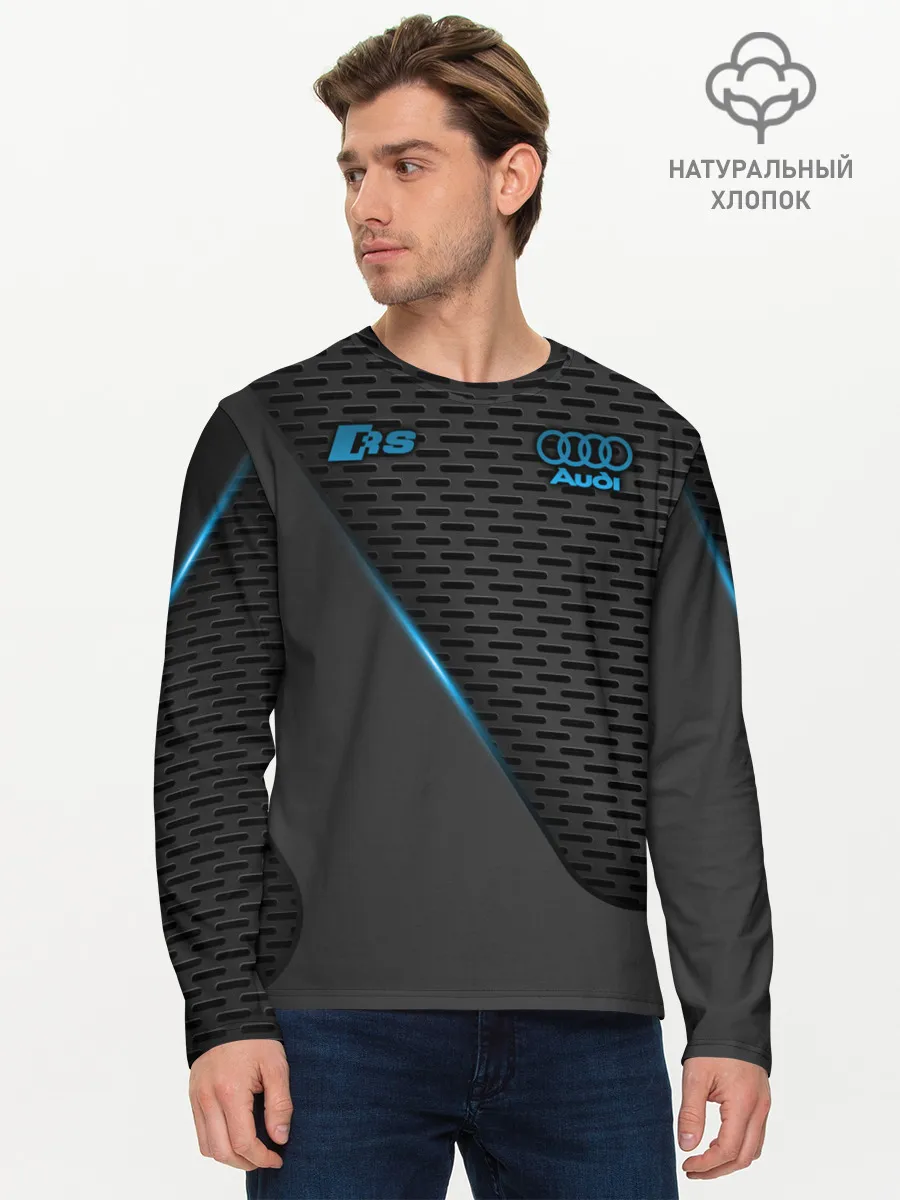 Мужской лонгслив базовый / Audi RS