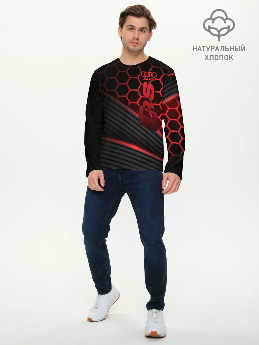 Мужской лонгслив базовый / Audi RS