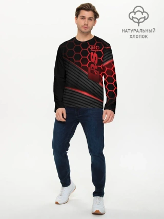 Мужской лонгслив базовый / Audi RS