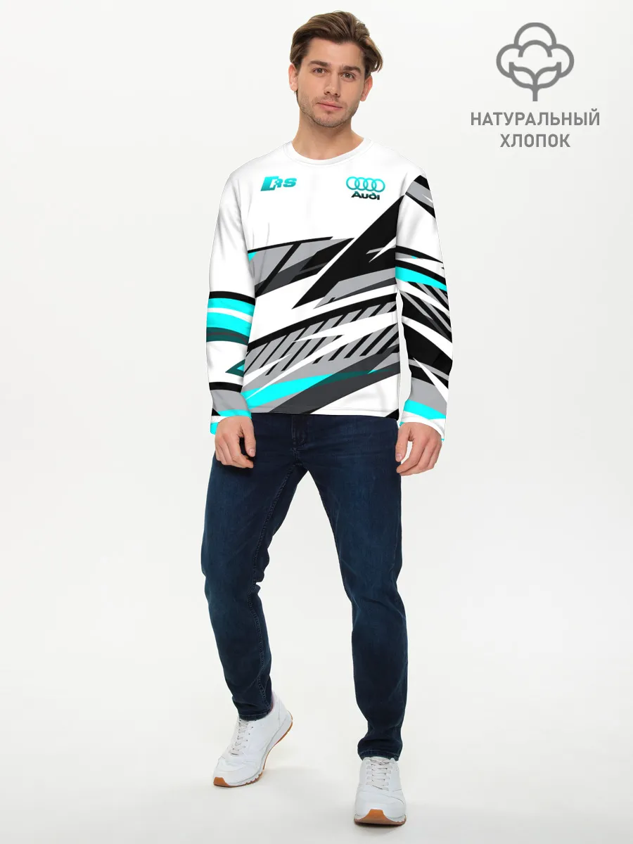 Мужской лонгслив базовый / Audi RS