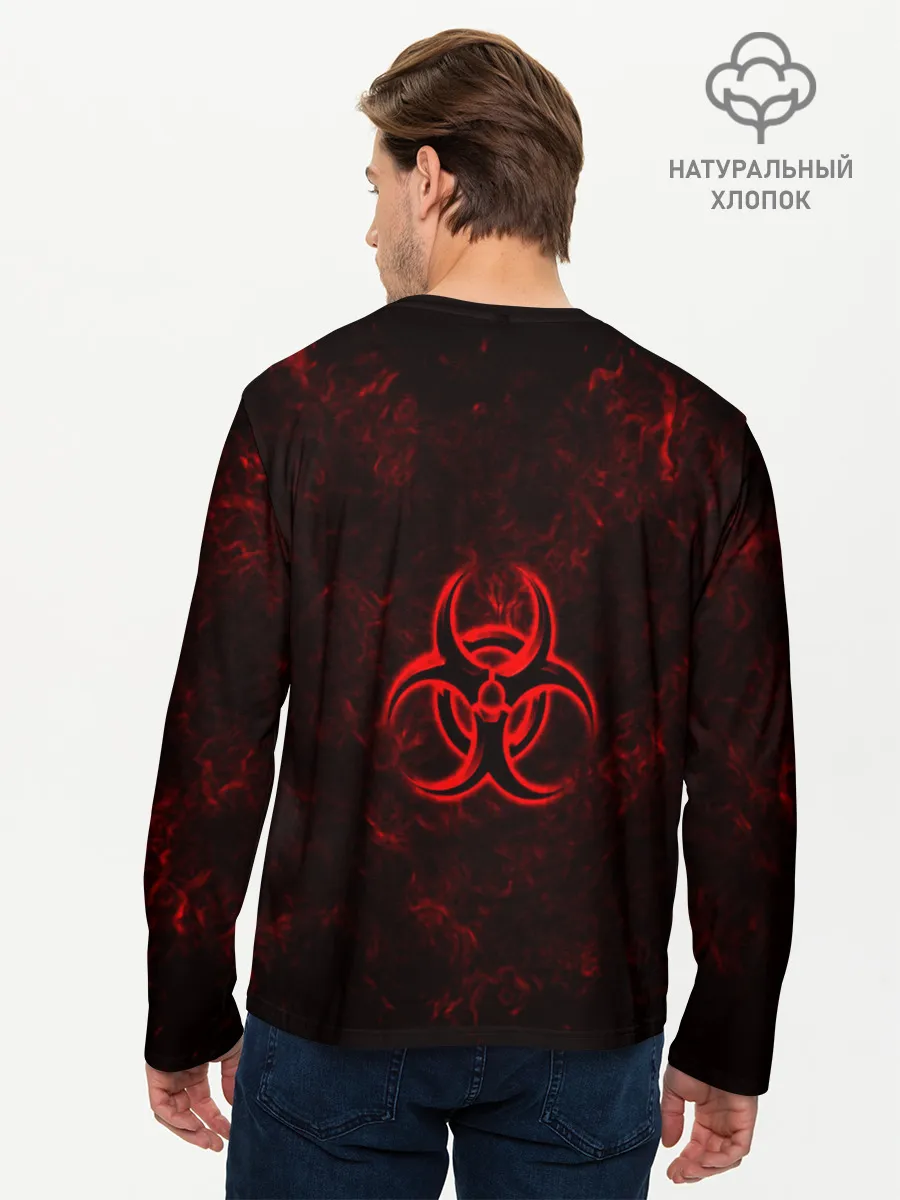 Мужской лонгслив базовый / BIOHAZARD