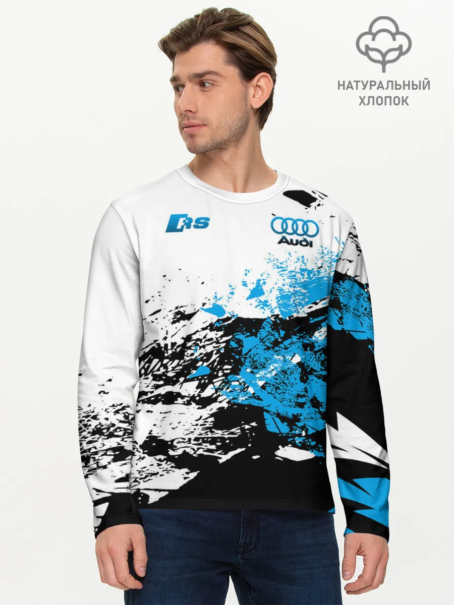 Мужской лонгслив базовый / Audi RS