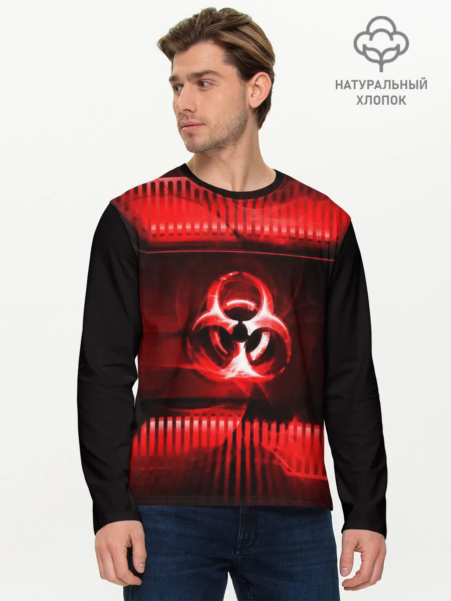 Мужской лонгслив базовый / BIOHAZARD