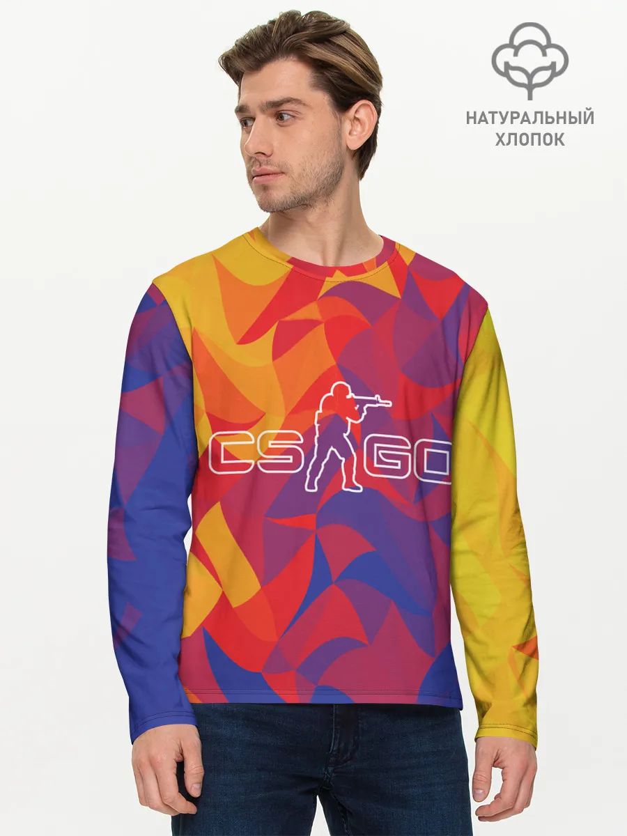 Мужской лонгслив базовый / CS:GO