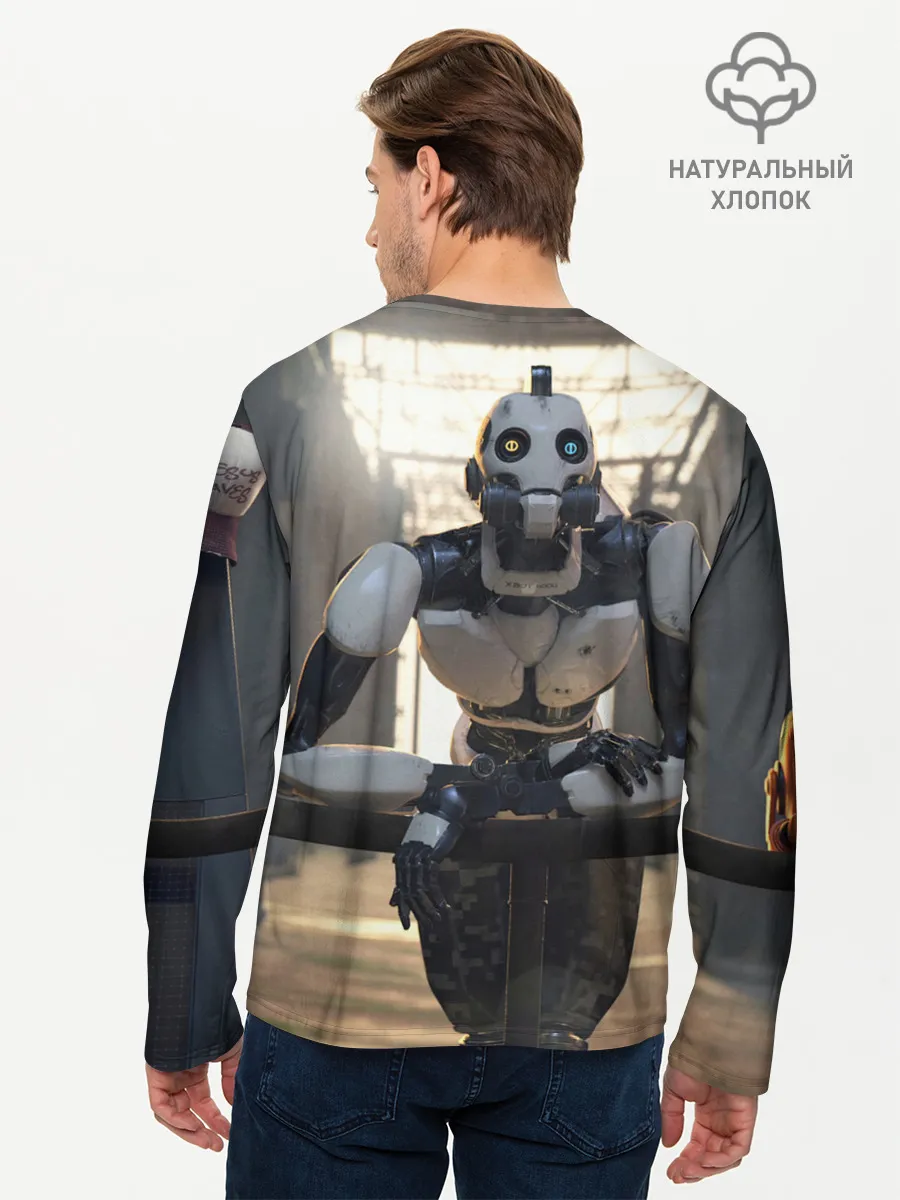 Мужской лонгслив базовый / Любовь Смерть Роботы