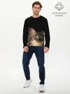Мужской лонгслив базовый / Disintegrating Cat